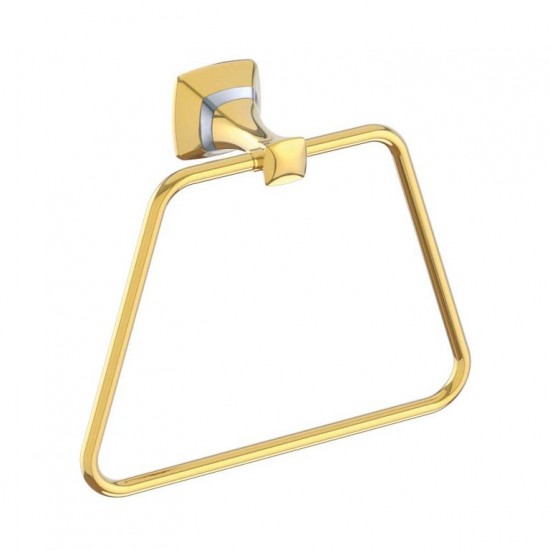 EIFFEL Altın Yuvarlak Havluluk