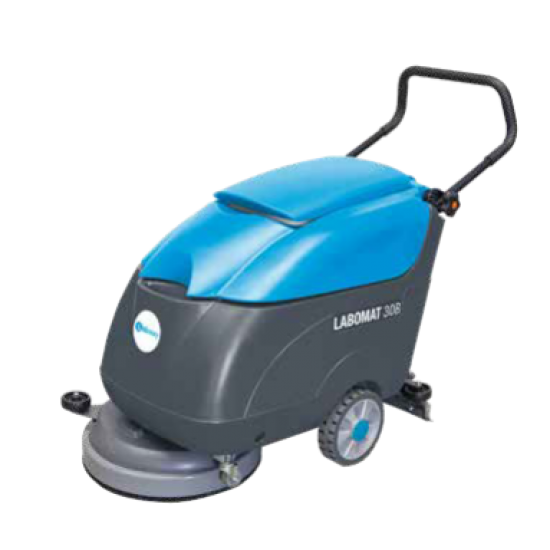 Arkadan İtmeli Akülü Zemin Temizleme Makinesi