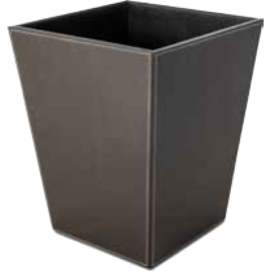 Deri Çöp Kovası Kare